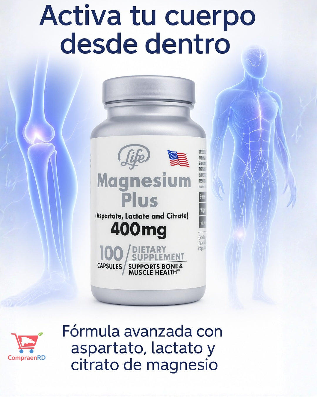 MAGNESIUM PLUS - 100 CAPSULAS