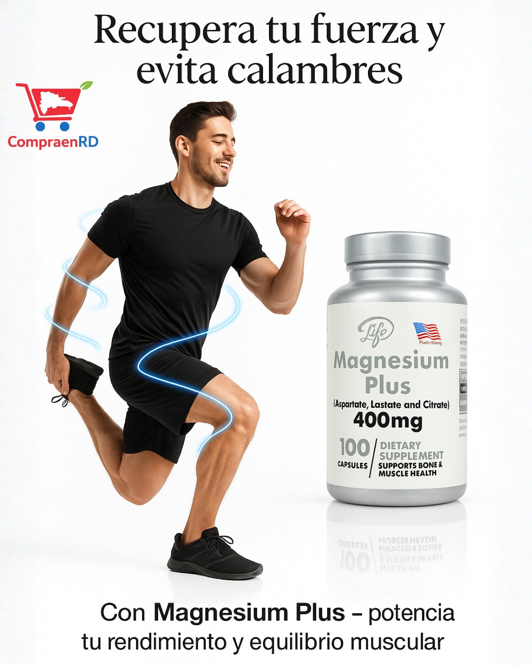 MAGNESIUM PLUS - 100 CAPSULAS