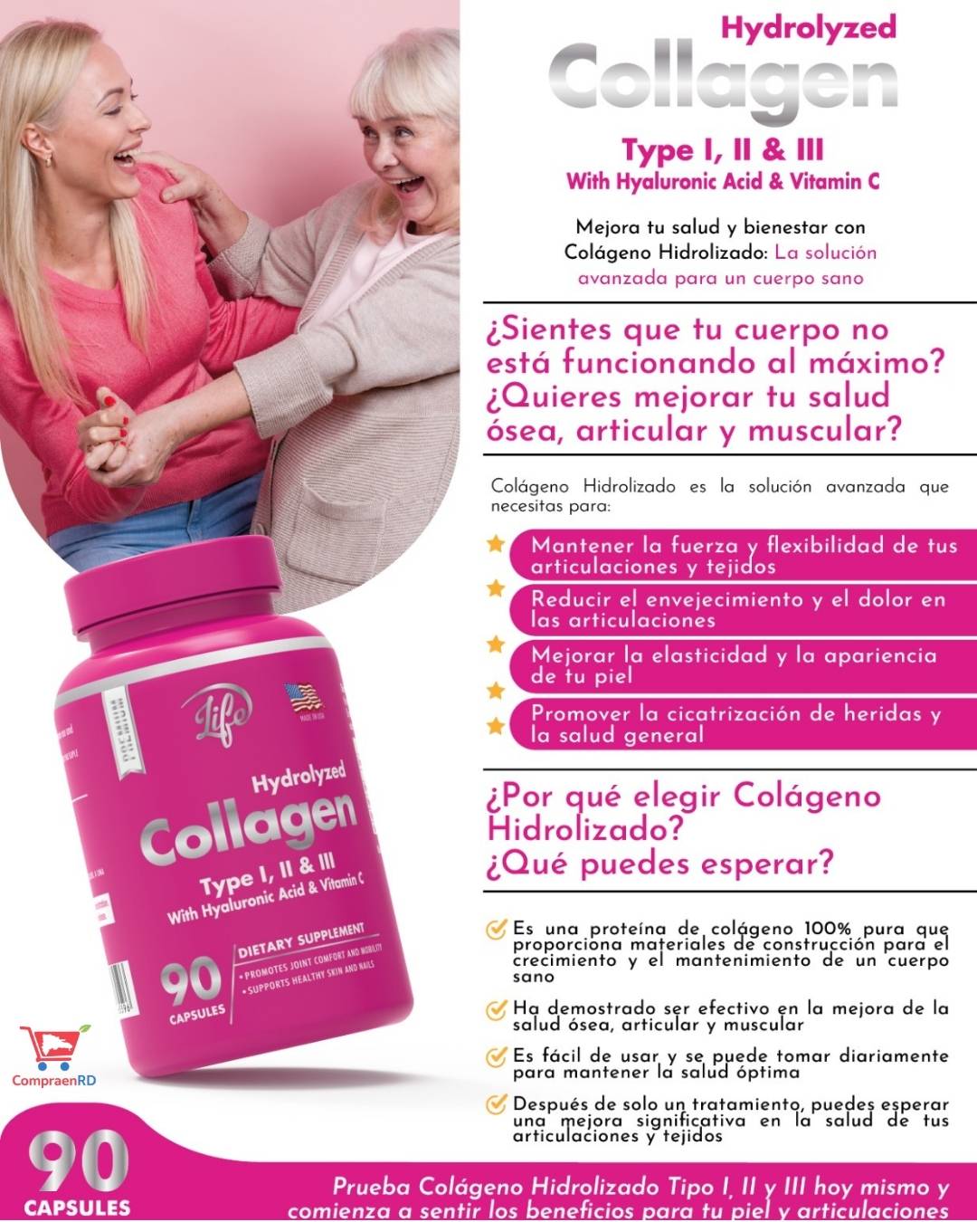 COLAGENO HIDROLIZADO - 90 CAPSULAS