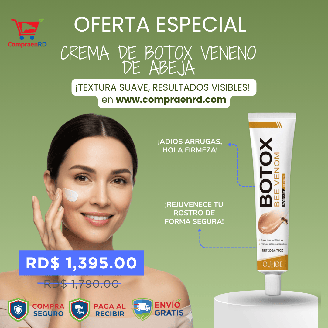 CREMA DE ANTI-EDAD CON EFECTO BOTOX NATURAL