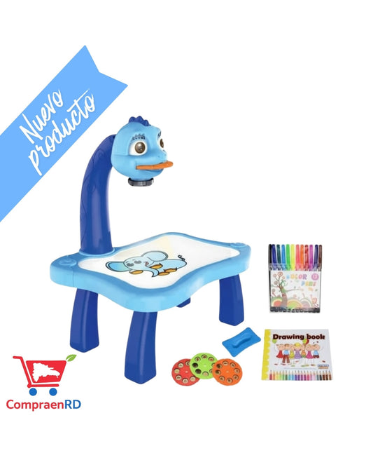 MESA HAPPY PAINT - AZUL  24 PIEZAS