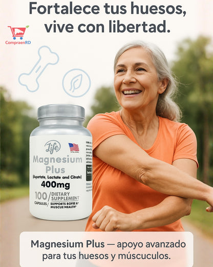 MAGNESIUM PLUS - 100 CAPSULAS