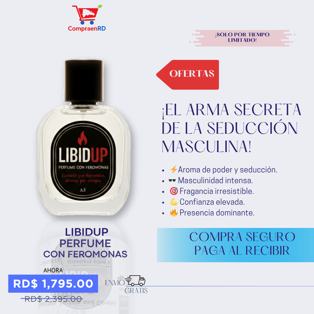 PERFUME CON FEROMONAS LIBIDUP (HOMBRE)